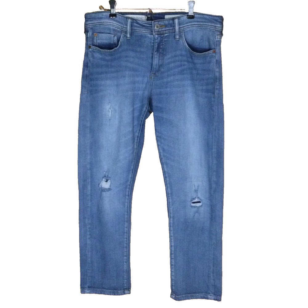 Pilcro and the Letterpress Women's Slim Boyfriend Jeans Distressed Size 28